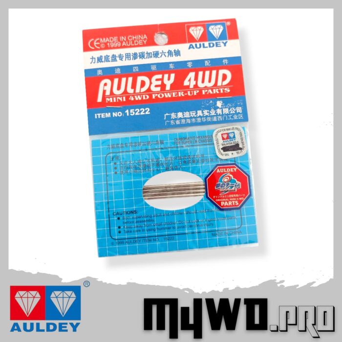 Auldey 15222 - Carbonated Hexangular Shaft (72mm / 4pcs)
